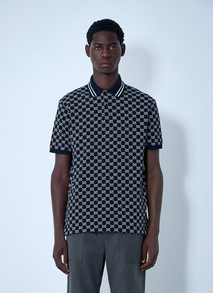 Gucci Men Interlocking G Polo Shirt