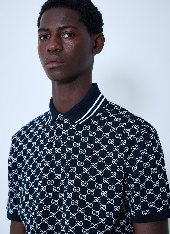 Gucci Men Interlocking G Polo Shirt