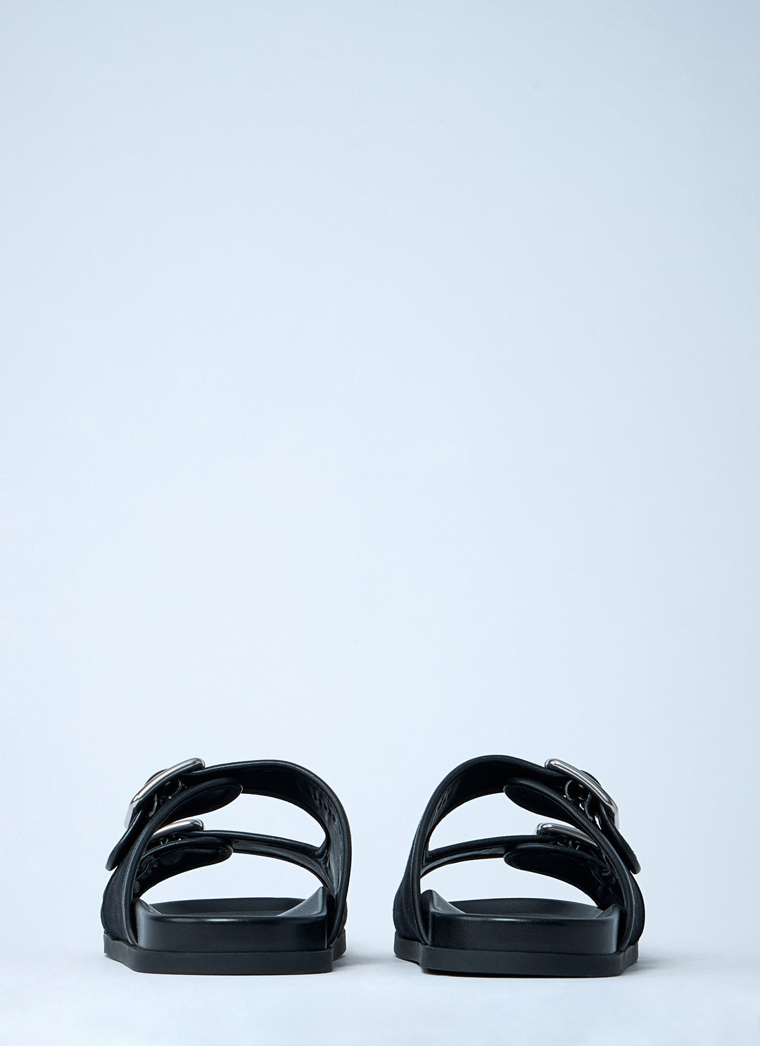 Gucci Men Gg Slide Sandals With Buckles