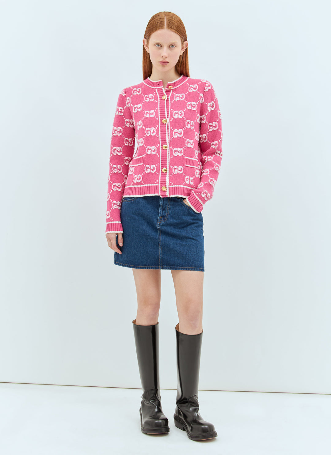 Gucci Women Denim Mini Skirt