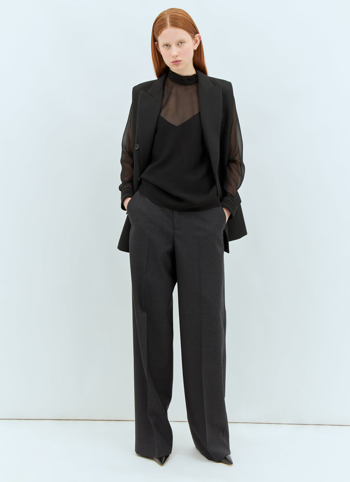 Gucci Women Wool Tailored Pants