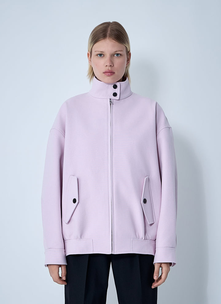 Gucci Women Cotton Canvas Delavé Bomber Jacket