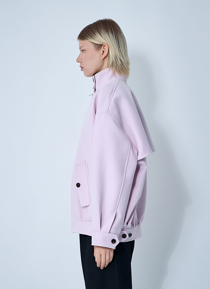 Gucci Women Cotton Canvas Delavé Bomber Jacket