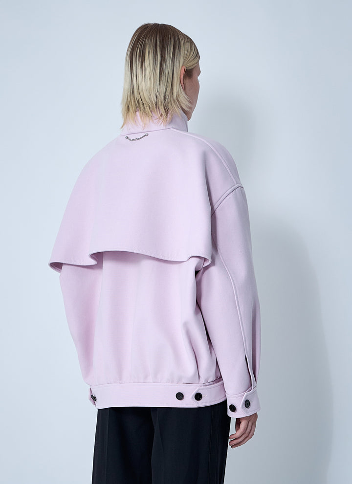 Gucci Women Cotton Canvas Delavé Bomber Jacket