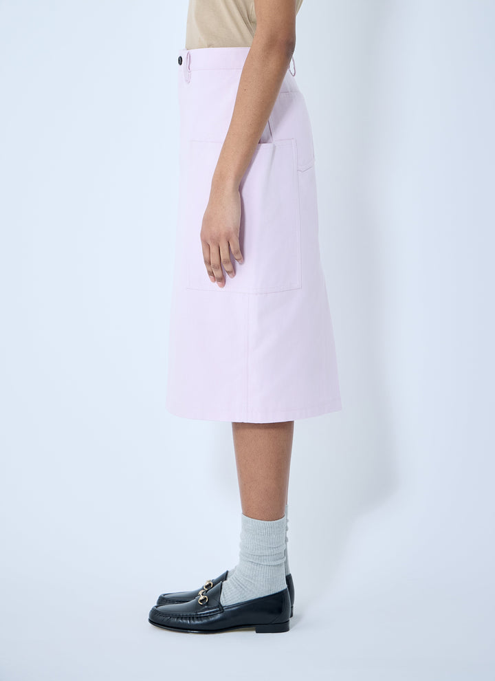 Gucci Women Cotton Canvas Delavé Skirt