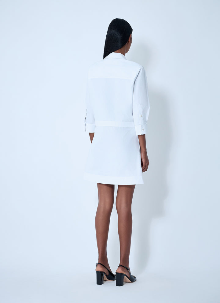 Gucci Women Cotton Poplin Shirt With Horsebit Hardware