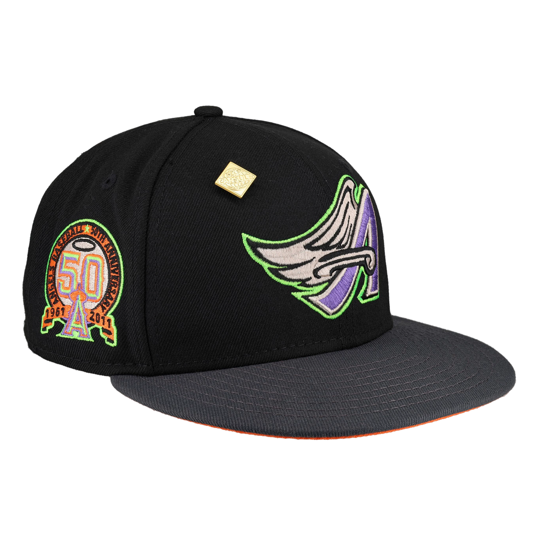 California Angels 50th Anniversary Patch 59Fifty Fitted Hat