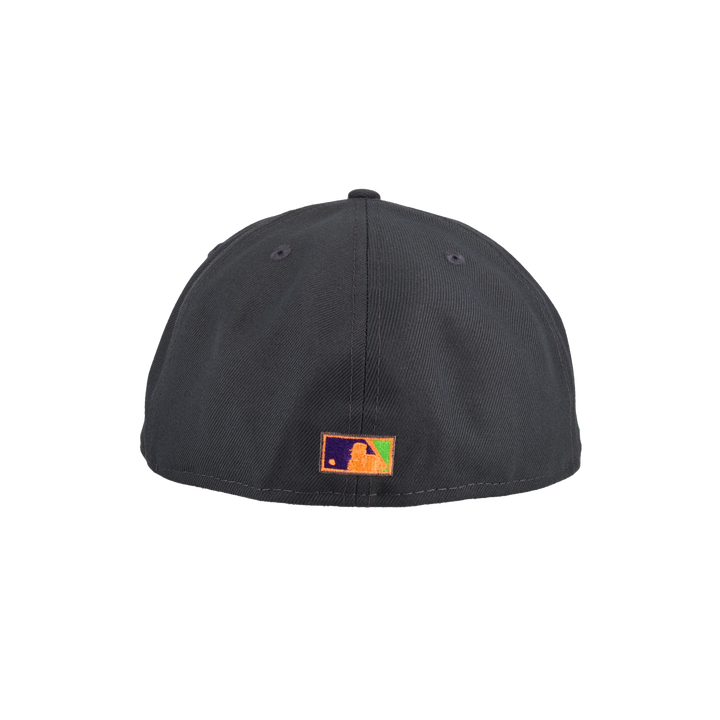 Anaheim Angels 50th Anniversary Patch Grey New Era 59Fifty Fitted Hat