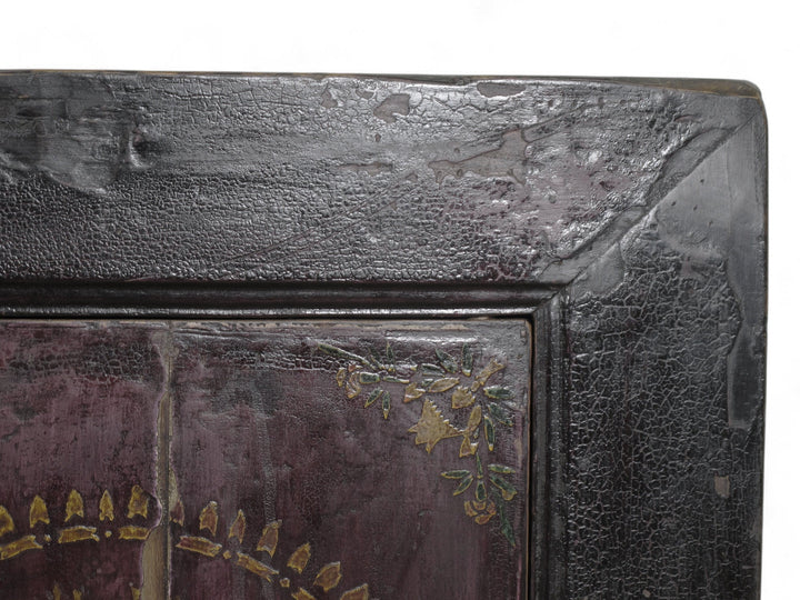 Hand Painted 4 Panel-Door Sideboard