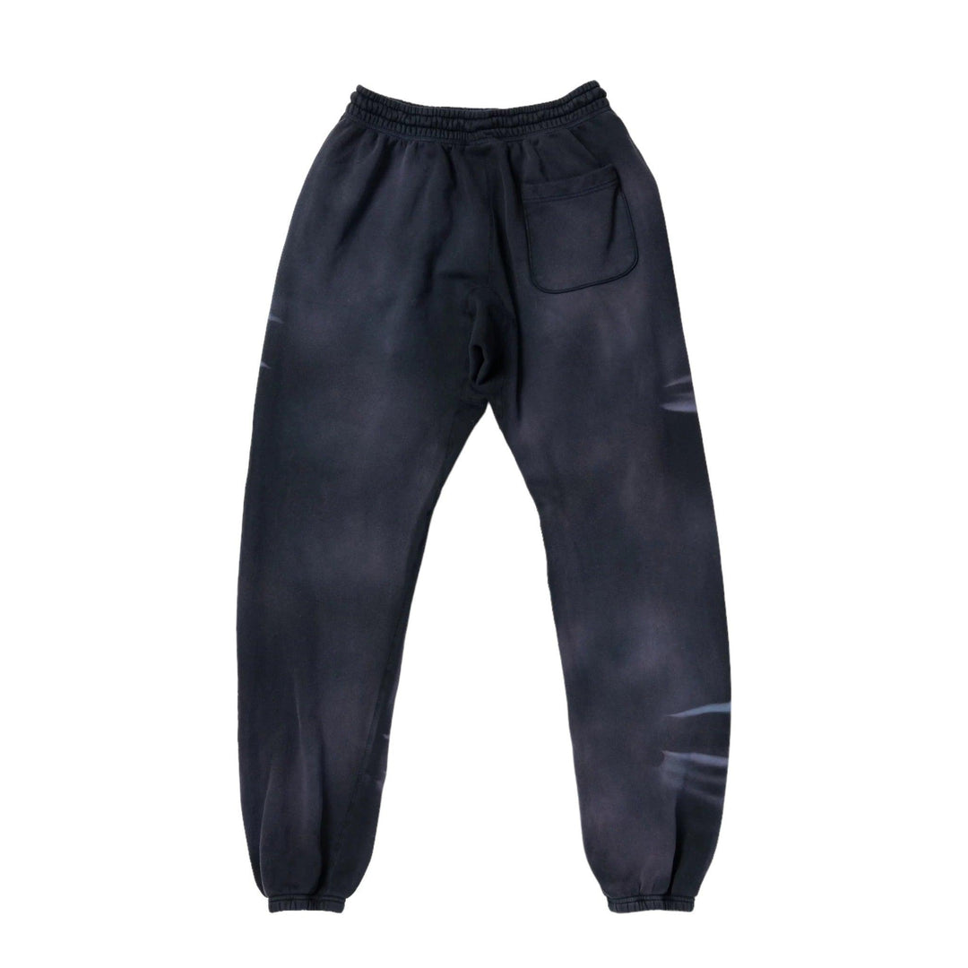 Hellstar Airbrushed Skull Sweatpants (Closed Elastic Bottom)