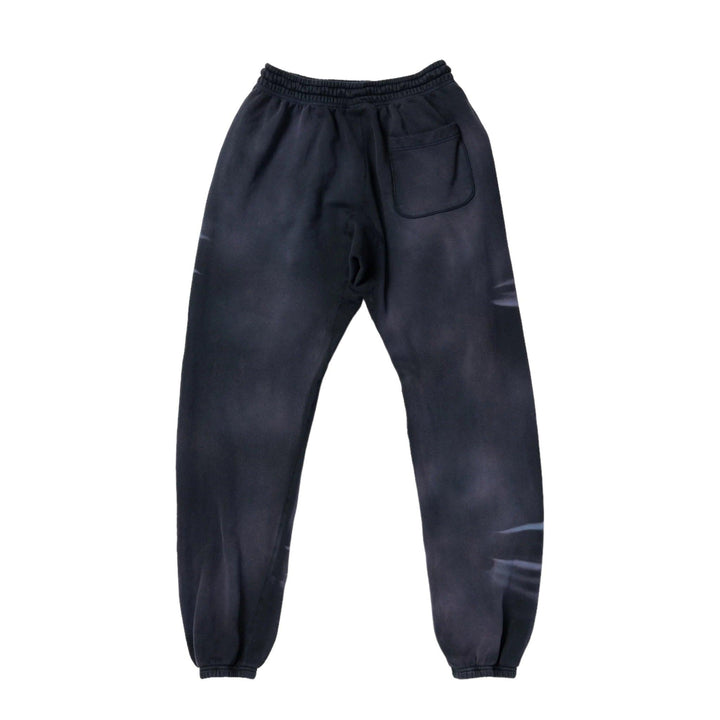 Hellstar Airbrushed Skull Sweatpants (Closed Elastic Bottom)