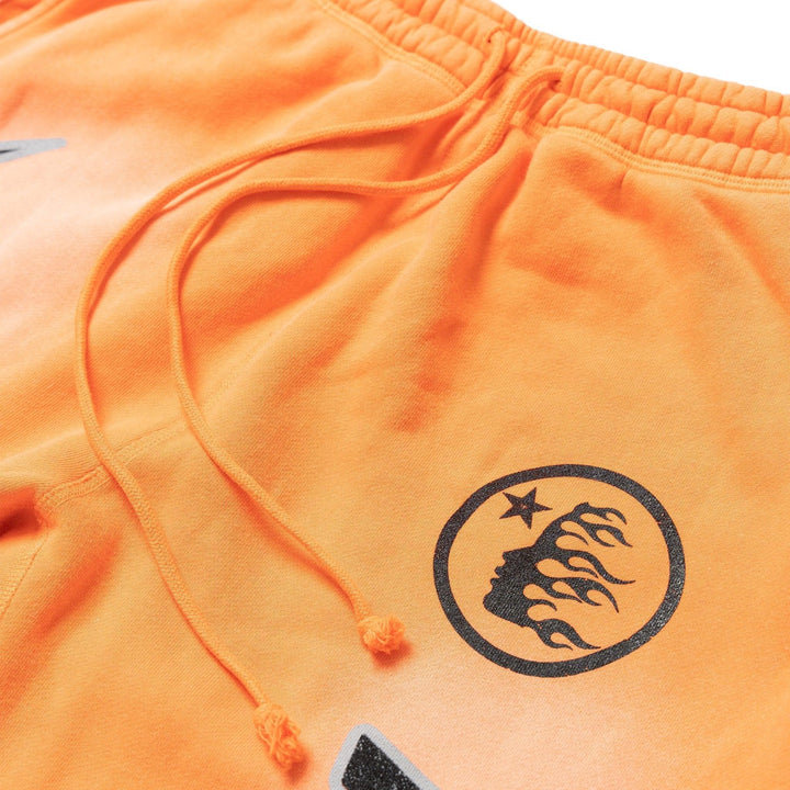 Hellstar Fire Orange Hellstar Sweatpants (Closed Elastic Bottom)