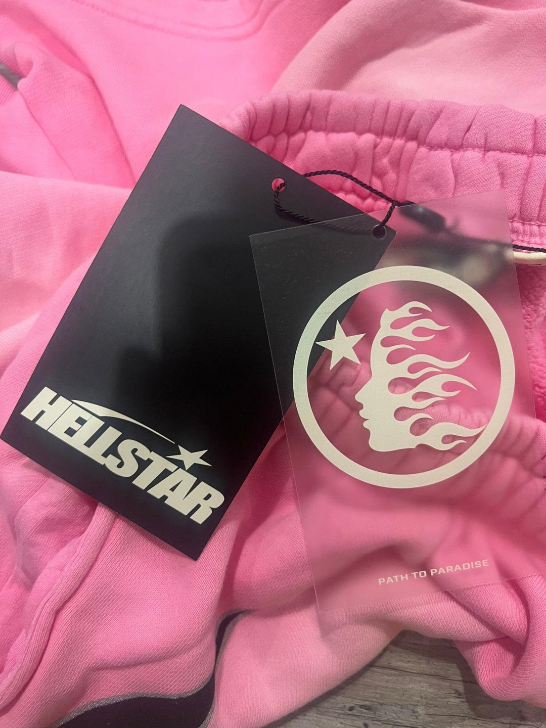 Hellstar Flame Shorts Pink
