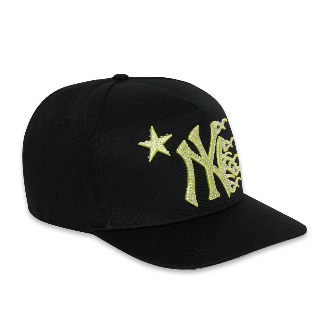 Hellstar NY Snapback Hat Neon