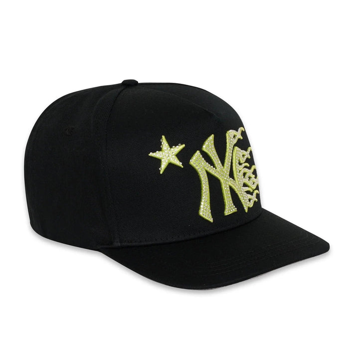 Hellstar NY Snapback Hat Neon