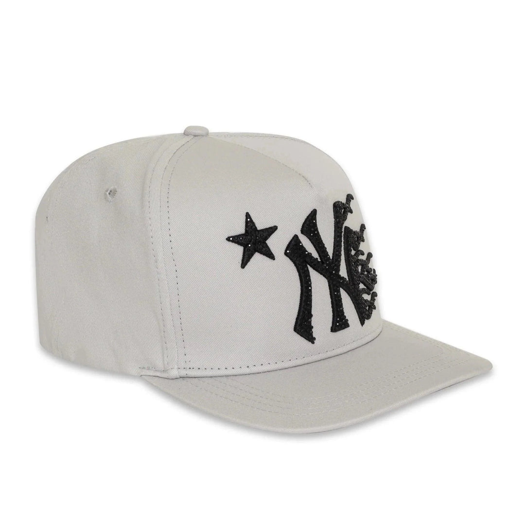Hellstar NY Snapback Hat White