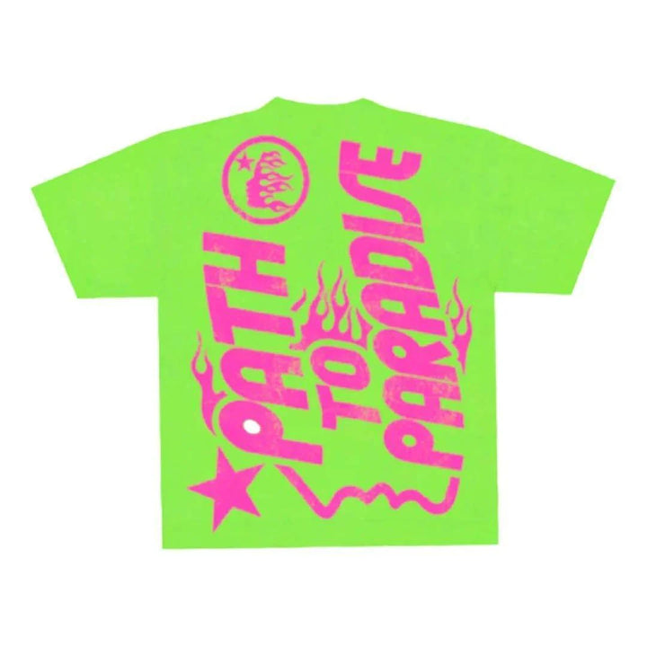 Hellstar Son of G-D T-shirt Neon Green