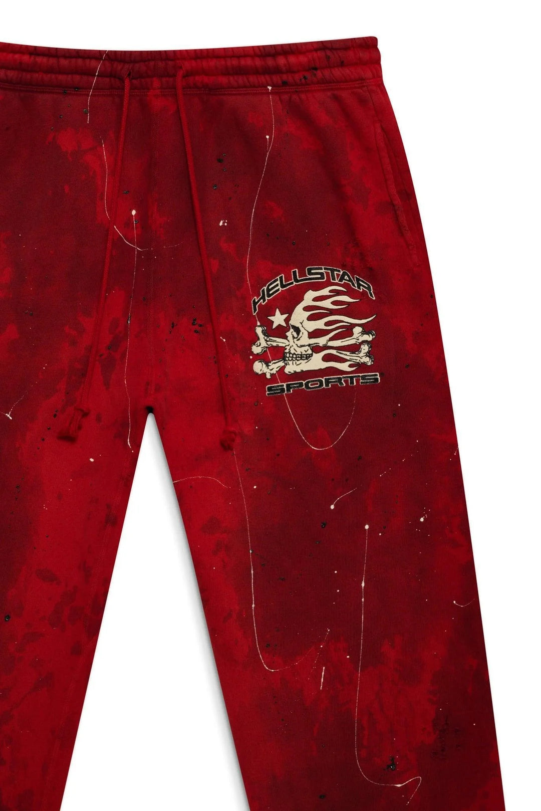 Hellstar Sports Red Tye-Dye Sweatpants
