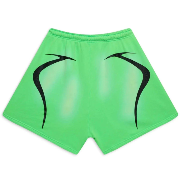 Hellstar Studios Warm Up Shorts Neon Green