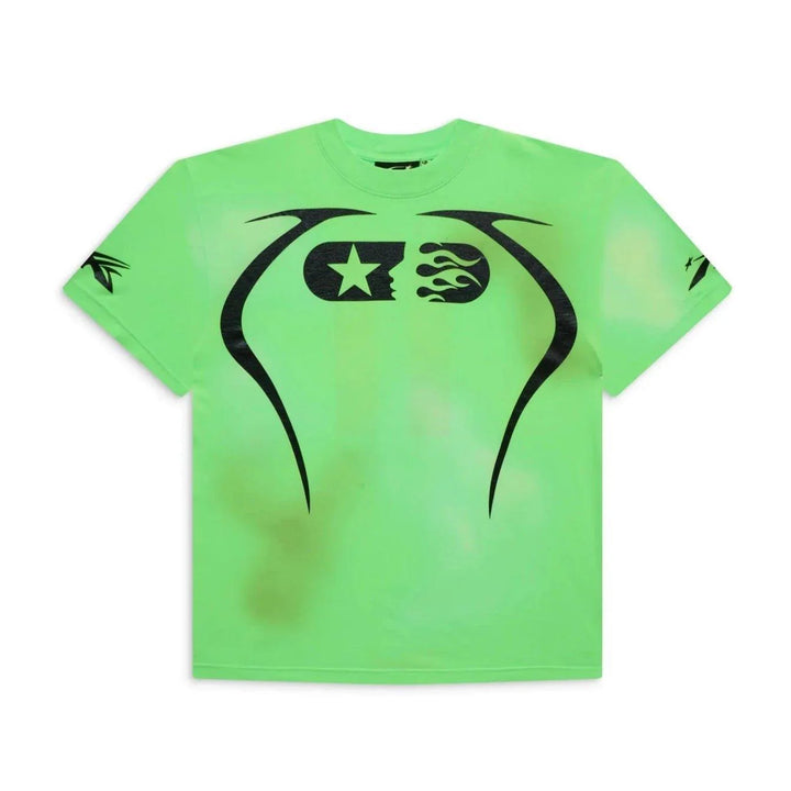 Hellstar Studios Warm Up T-Shirt Neon Green