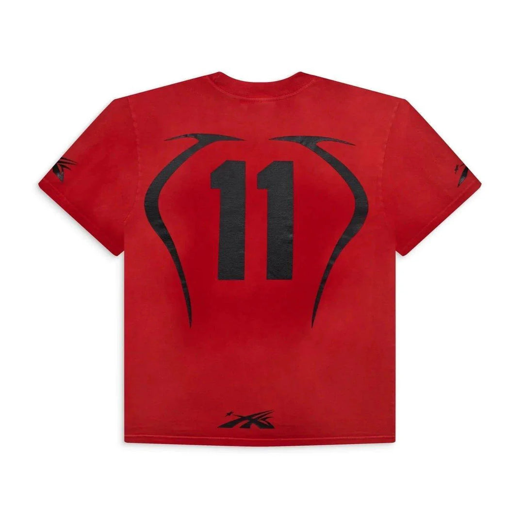 Hellstar Studios Warm Up T-Shirt Red