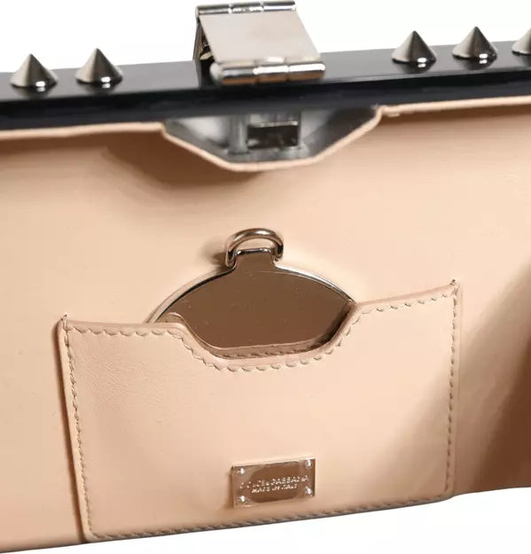 Dolce & Gabbana Black Acrylic Plexiglass Studded Dolce Box Clutch Bag – Women | Designer Collection