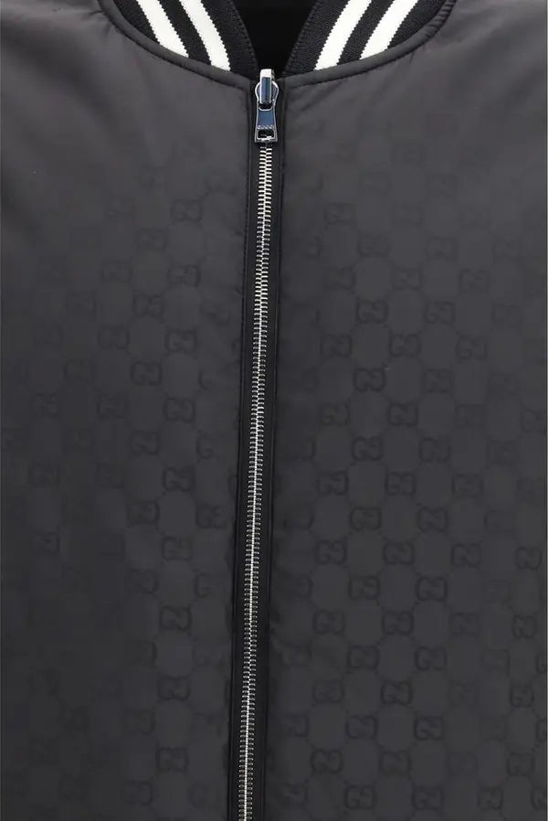 GUCCI GG Supreme Reversible Nylon Jacket – Black | Men | SS26