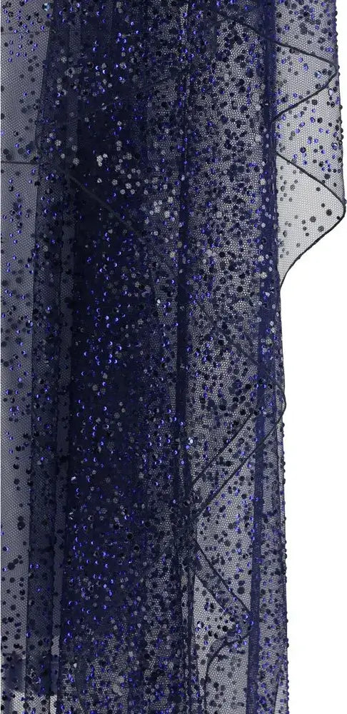 Giorgio Armani Crystal-Embellished Tulle Poncho SS26 | S7