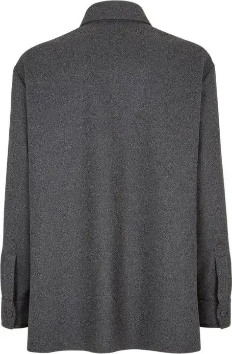 FENDI Men’s Gray Cashmere Jacket Coat Luxury Tailored Outerwear | STORE 7994