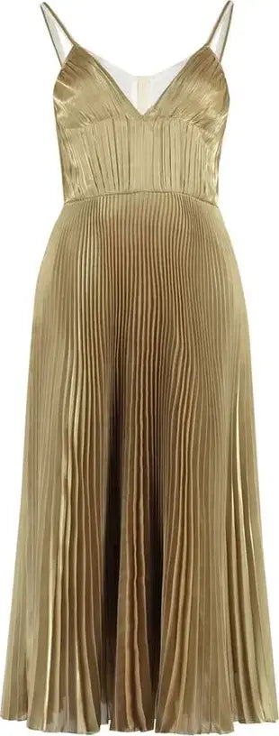 PRADA gold sleeveless dress