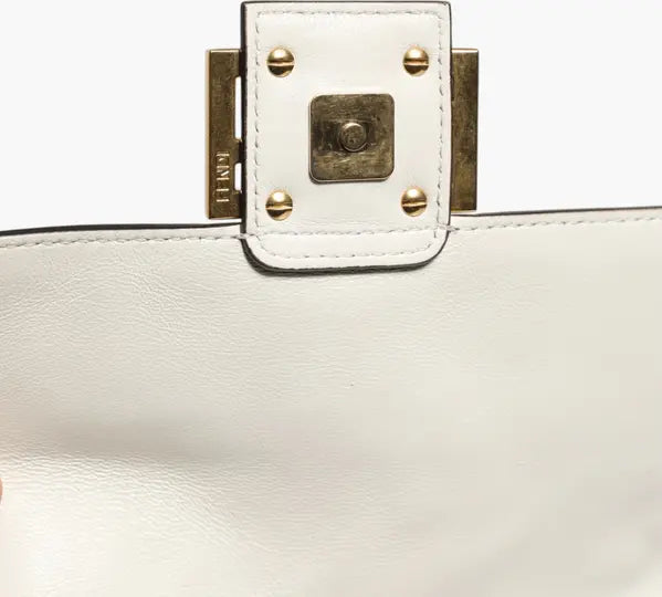 Fendi FF Embossed Baguette Nappa Leather Bag – Women | Designer Collection