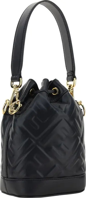 Fendi Black Polyamide Bucket Bag – Women | Designer Collection