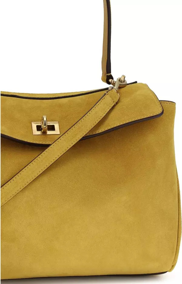 BALENCIAGA Small Rodeo Beige Calf Leather Shoulder Bag – Women | SS26