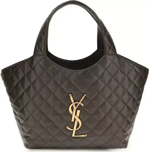 SAINT LAURENT quilted leather handbag