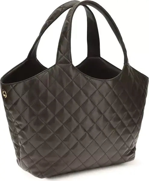 Saint Laurent Icare Medium Quilted Nappa Leather Shoulder Bag — Women