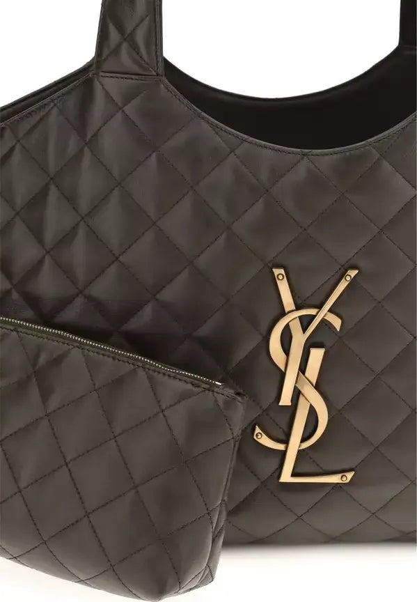 Saint Laurent Icare Medium Quilted Nappa Leather Shoulder Bag — Women
