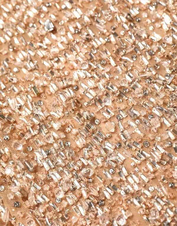 Dolce & Gabbana Crystal-Embellished Mermaid Gown – Brown | Women’s Evening Dress