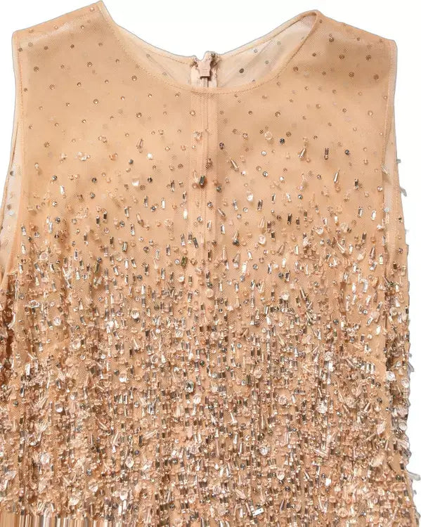 Dolce & Gabbana Crystal-Embellished Mermaid Gown – Brown | Women’s Evening Dress