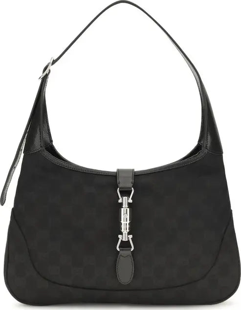 Gucci Jackie 1961 Medium Shoulder Bag Beige & Black | STORE 7994