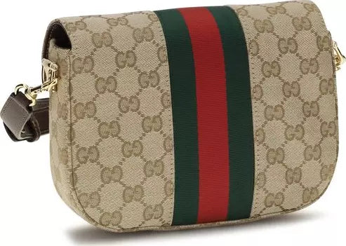 Gucci Horse-bit 1955 Beige GG Fabric Shoulder Bag Women | STORE 7994