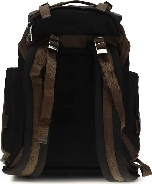 Prada Brown Re-Nylon & Leather Backpack