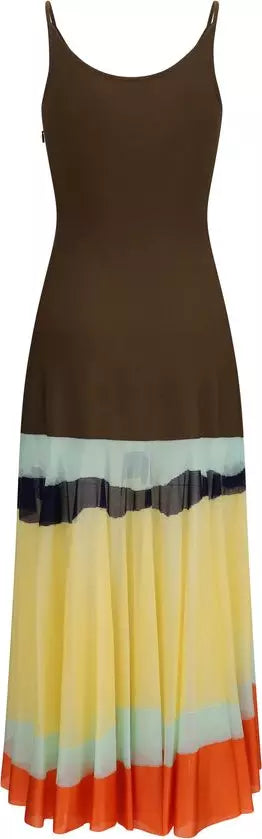 Fendi Multicolor Viscose Casual Dress | Designer Collection