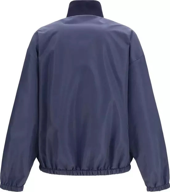 Navy blue jacket on a white background