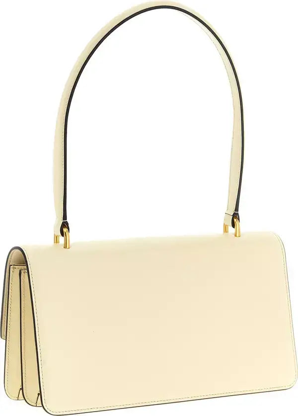 Valentino Garavani Vain Shoulder Bag – White Calfskin Leather