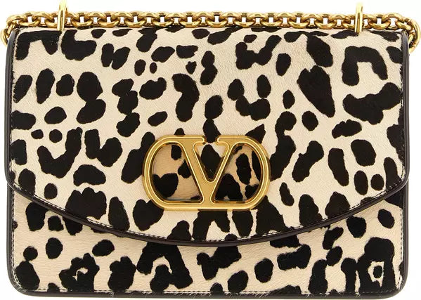 Valentino Garavani Vain Multicolor Calfskin Shoulder Bag