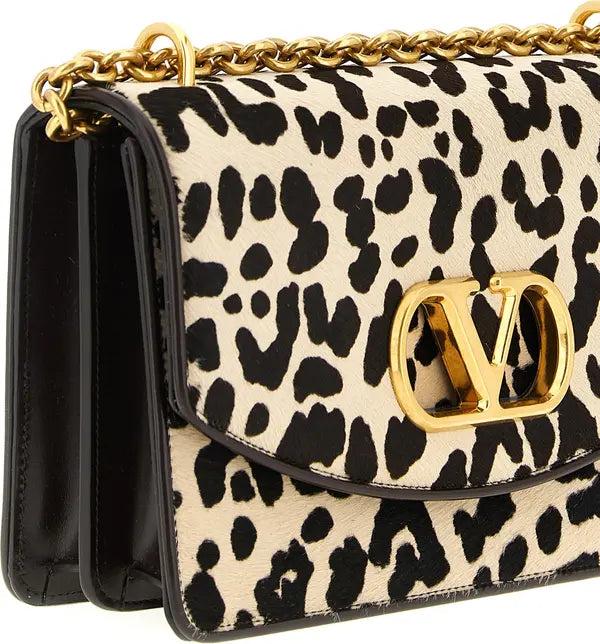 Valentino Garavani Vain Multicolor Calfskin Shoulder Bag
