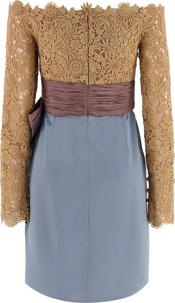 Valentino Garavani Fleur A Jours Mini Dress