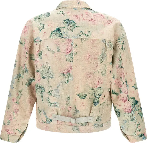 Junya Watanabe x Levi's Floral Jacquard Denim Jacket Multicolor