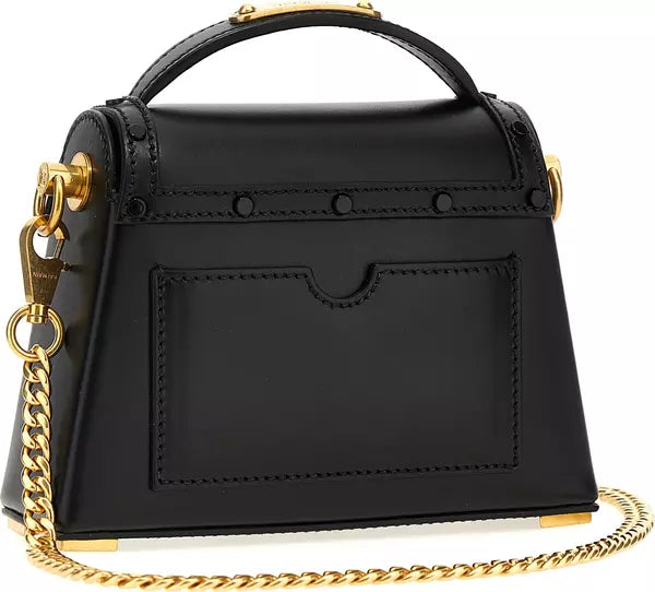 Balmain B-Buzz Dynasty Black Calfskin Handbag – Luxury Leather Designer Bag | STORE 7994