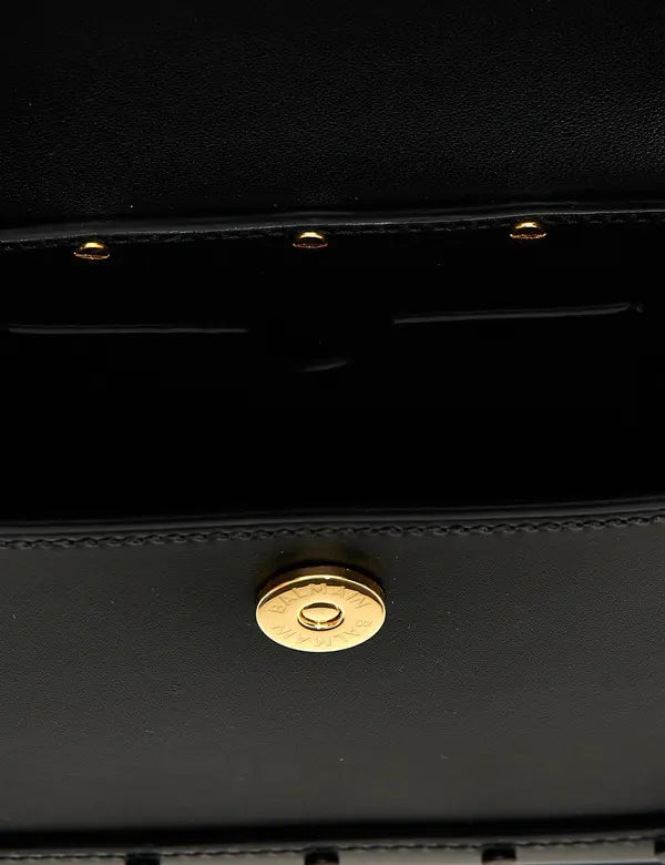 Balmain B-Buzz Dynasty Black Calfskin Handbag – Luxury Leather Designer Bag | STORE 7994